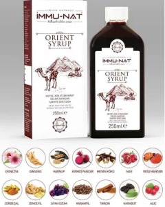 İmmunat Orient Şurup 250ml - Meyve Kök ve Baharat Özleri Karışımı