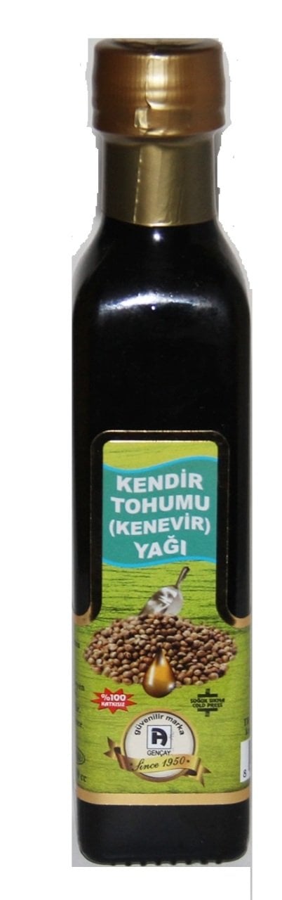 Gençay Kendir Kenevir Tohumu Yağı 250ml Hemp Seed Oil Soğuk Press