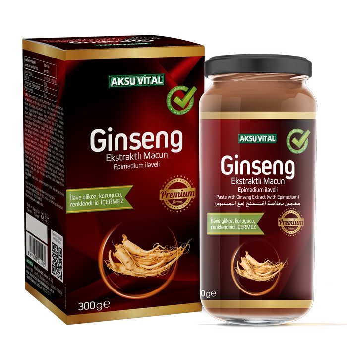 Aksu Vital Ginseng Ekstraktlı Macun (Epimedium ilaveli)