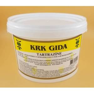 Krk Gıda Tartrazine E102 Sarı Gıda Boyası 1 Kg