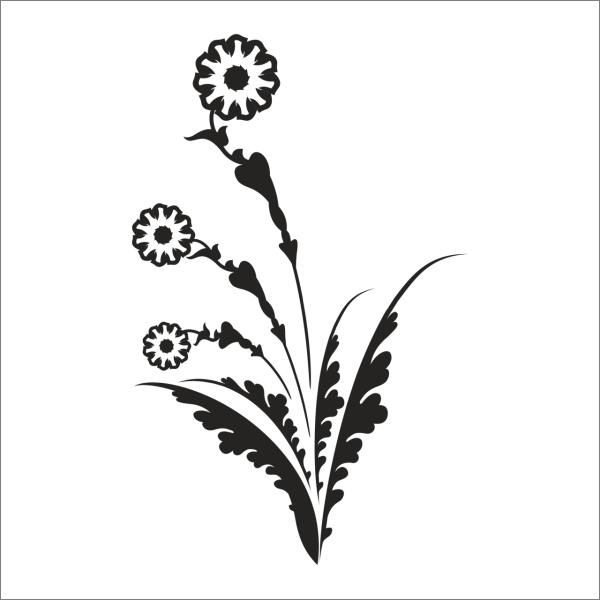 AĞAÇ VE GÜL RESİMLERİ FOLYO STİCKER