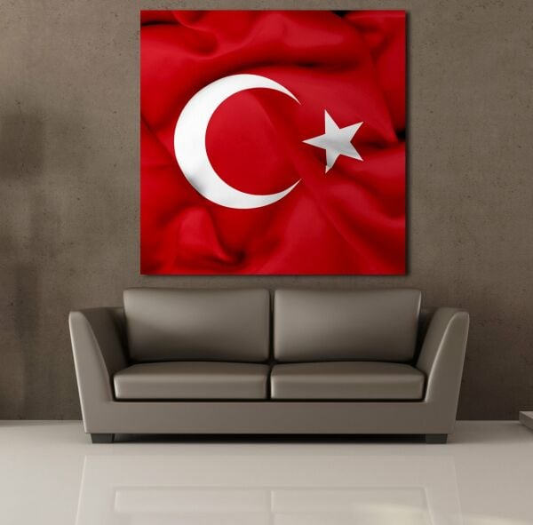 TÜRKİYE BAYRAĞI KANVAS TABLO
