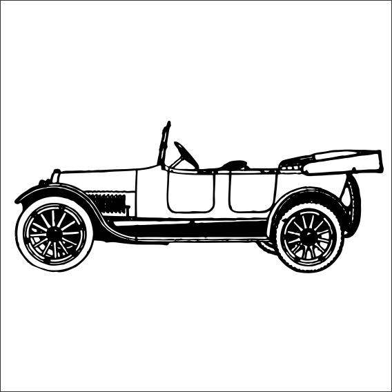 KLASİK OTOMOBİL FOLYO STİCKER