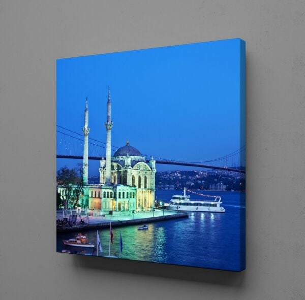 BOĞAZ MANZARALI CAMİ KANVAS TABLO