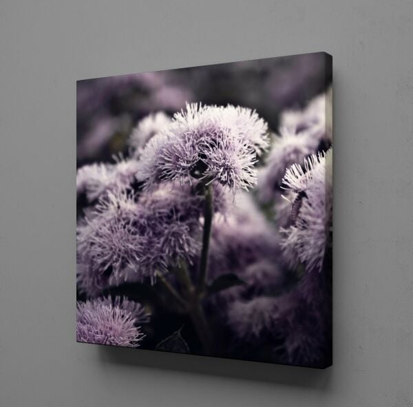 LİLA ÇİÇEK KANVAS TABLO