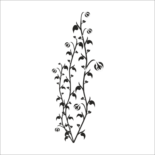 AĞAÇ VE GÜL RESİMLERİ FOLYO STİCKER