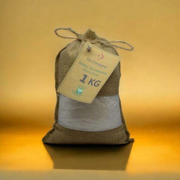 Technopa Doğal İşlenmemiş Tane Kristal Kaya Tuzu 1Kg