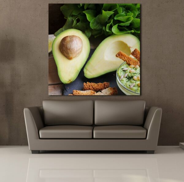 AVAKADO VE MARUL KANVAS TABLO