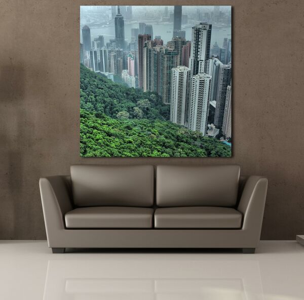 YÜKSEK BİNALAR KANVAS TABLO