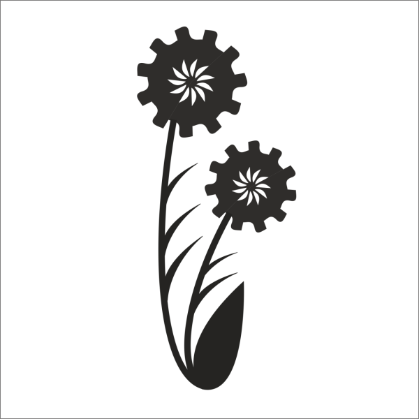 AĞAÇ VE GÜL RESİMLERİ FOLYO STİCKER