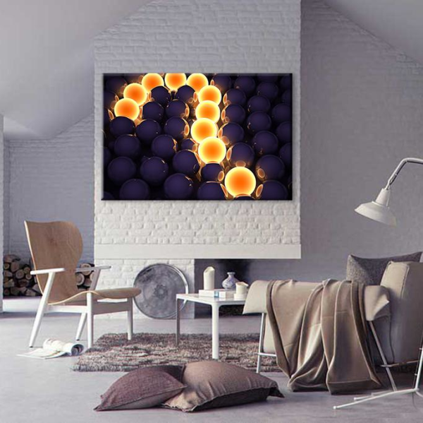 Neon Top Kanvas Tablo