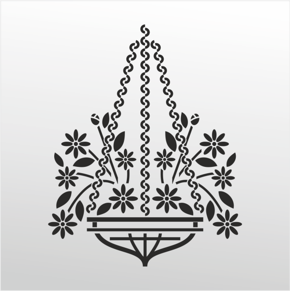 Folyo Sticker Çiçek Deseni ADKPQUY342