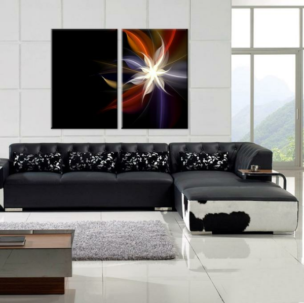 Çiçek Işık Süzmesi Kanvas Tablo