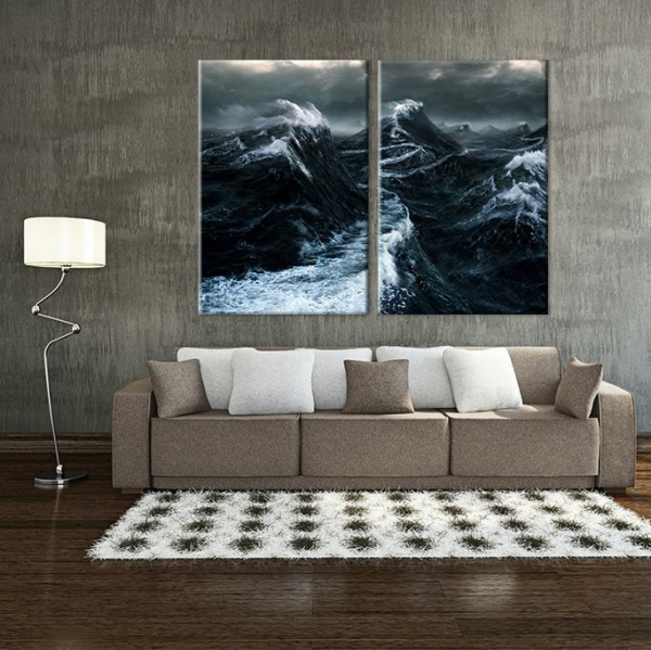 Fırtına Kanvas Tablo