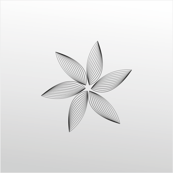 Folyo Sticker Çiçek Deseni