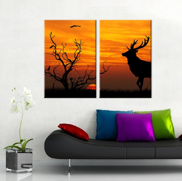 Geyik Kanvas Tablo