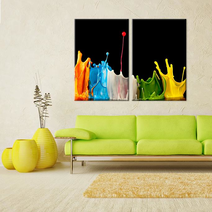 Gökkuşağı Renkleri Kanvas Tablo