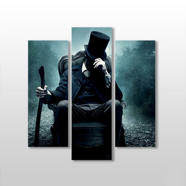 Bastonlu Adam  Kanvas Tablo