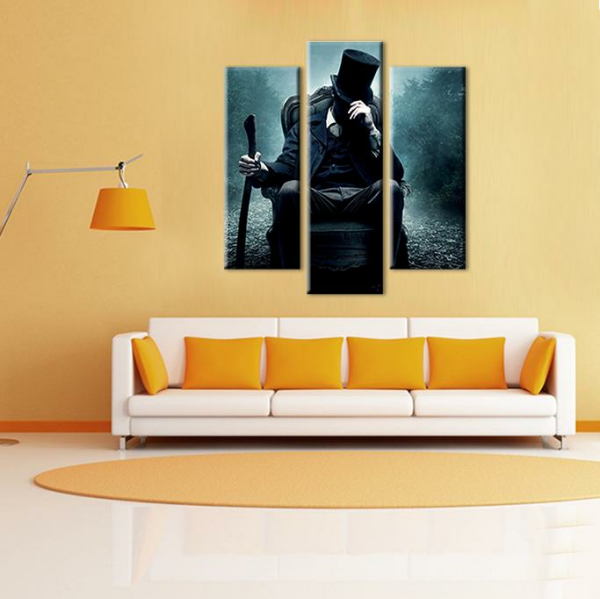 Bastonlu Adam  Kanvas Tablo