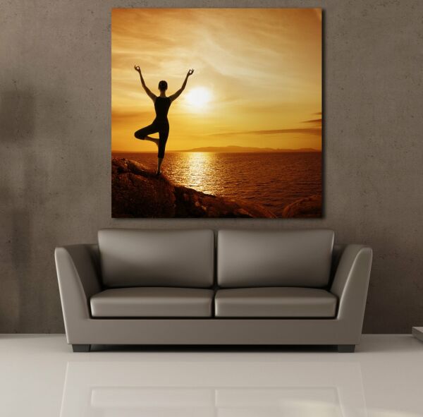 DOĞADAKİ MEDİTASYON KANVAS TABLO