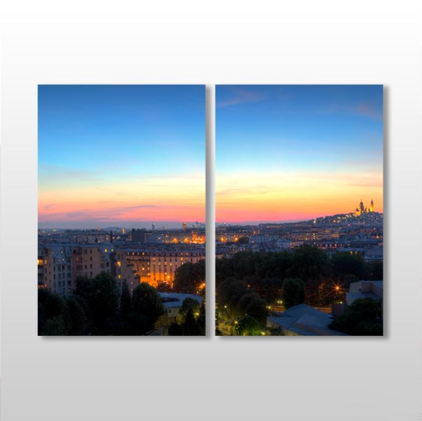 Paris Manzaralı Kanvas Tablo