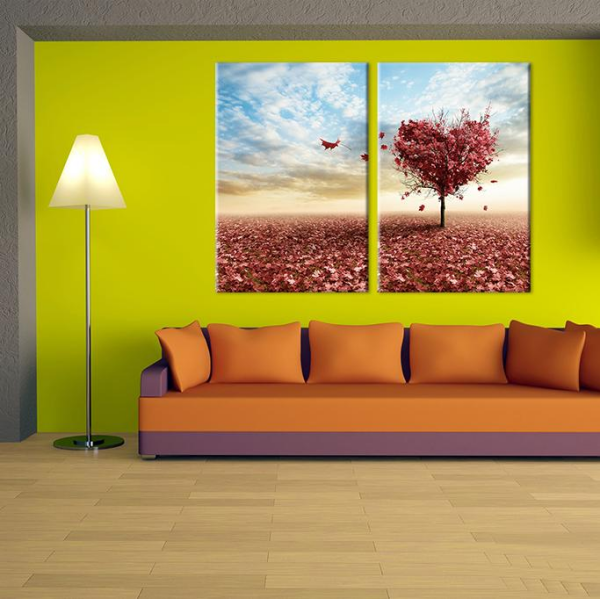 Sonbahar Ağacı Kanvas Tablo