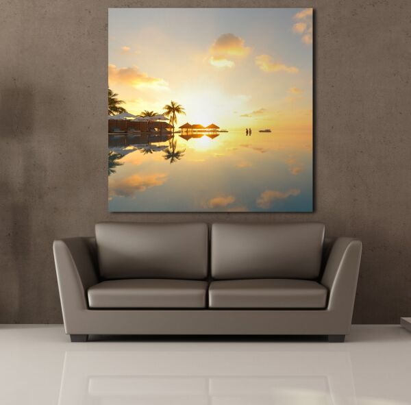 GÖKYÜZÜNÜN YANSIMASI KANVAS TABLO