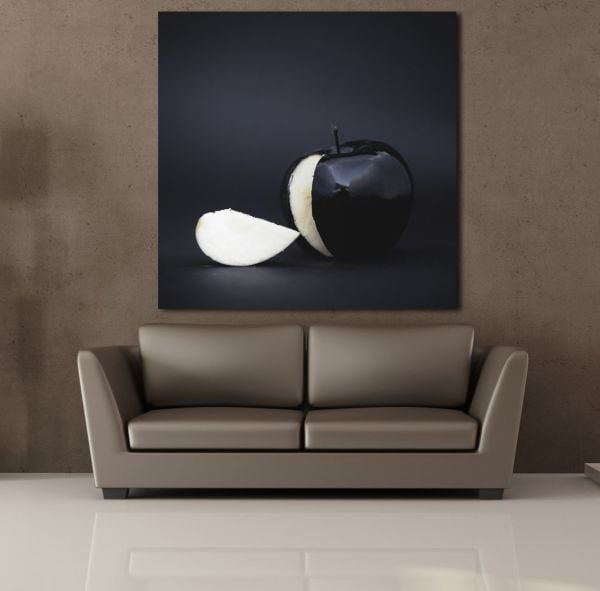 SİYAH ELMA TEMALI KANVAS TABLO