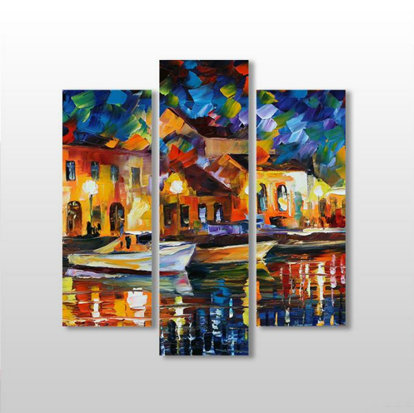 Oryantal Sahil  Kanvas Tablo