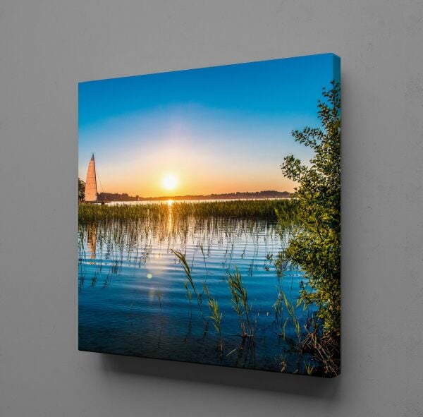 GÜN DOĞUMU DENİZ KANVAS TABLO