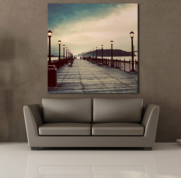 İSKELE DENİZ KANVAS TABLO