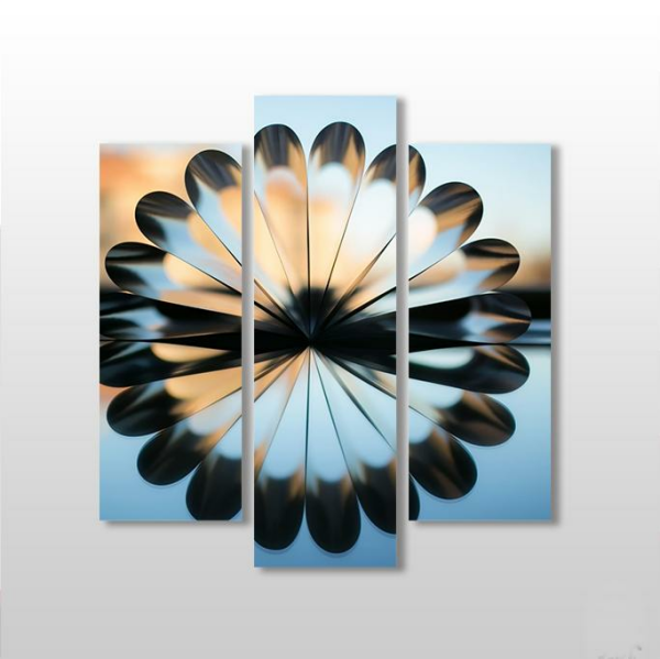 Soyut Papatya  Kanvas Tablo