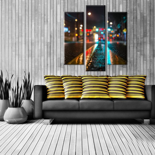 Yol Yansıma  Kanvas Tablo