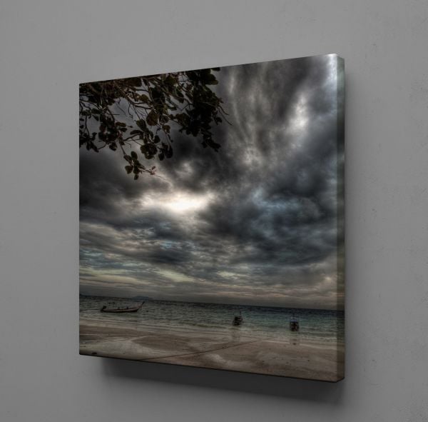 KARA BULUTLAR KANVAS TABLO