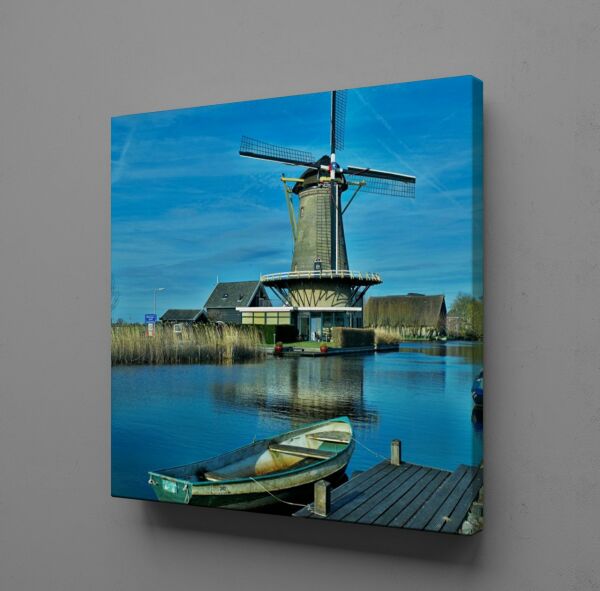 KIYIDAKİ DEĞİRMEN KANVAS TABLO