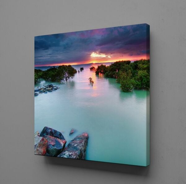 MAVİNİN BÜYÜSÜ KANVAS TABLO