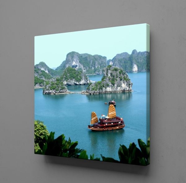 MUHTEŞEM BİR ADA KANVAS TABLO