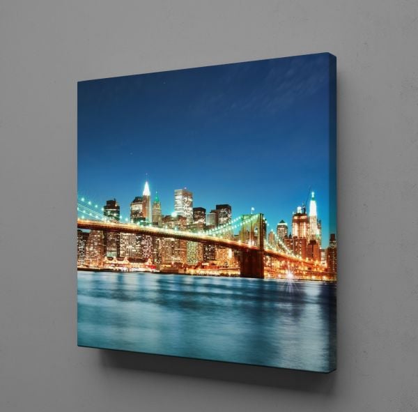 NEWYORK KÖPRÜSÜ KANVAS TABLO
