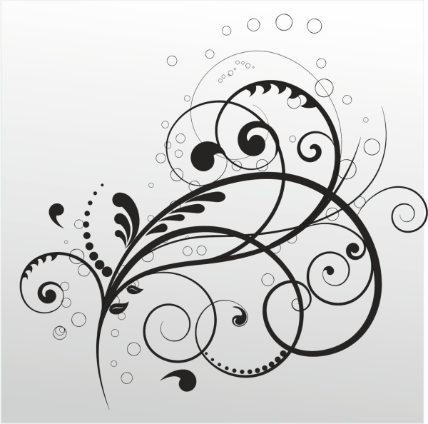 Folyo Sticker Çiçek Deseni