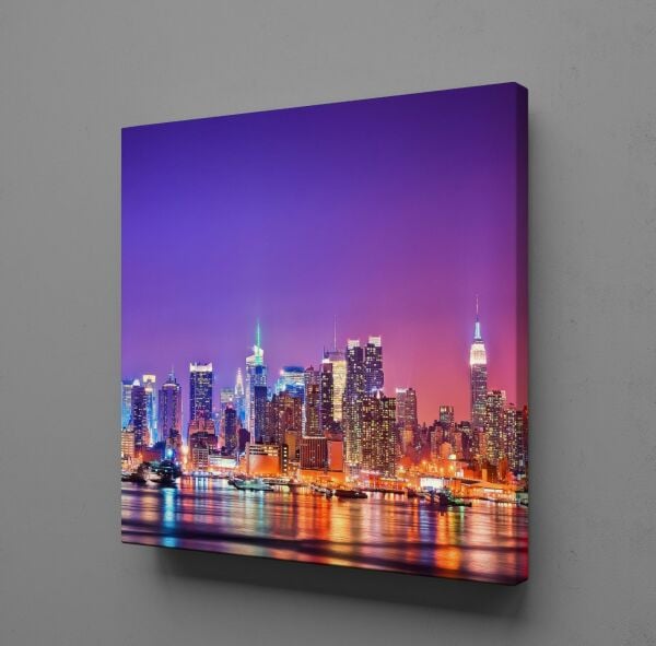 RENGARENK ŞEHİR KANVAS TABLO