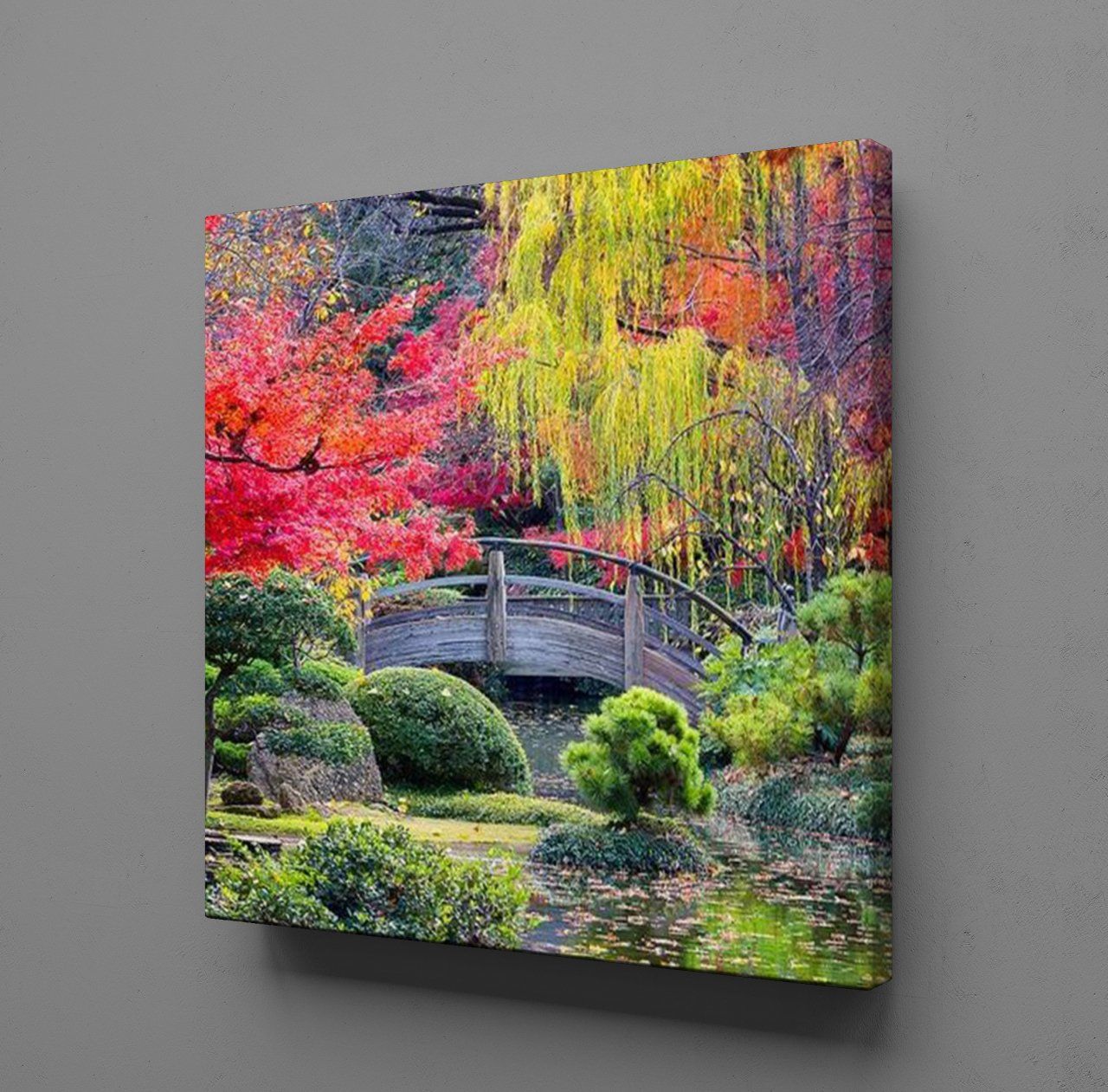 RENGARENK ORMAN KANVAS TABLO