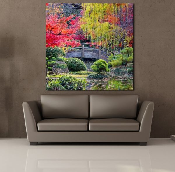 RENGARENK ORMAN KANVAS TABLO