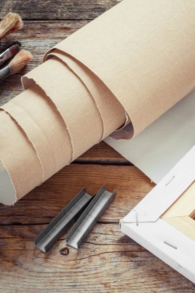 20x20cm 5'li Kare Set Arkadan Zımbalı Yüksek Kaliteli Astarlı Hazır Tuval Boş Kanvas Tablo