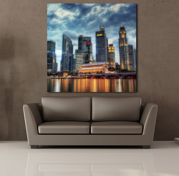 ŞEHİR GÖRÜNTÜSÜ KANVAS TABLO