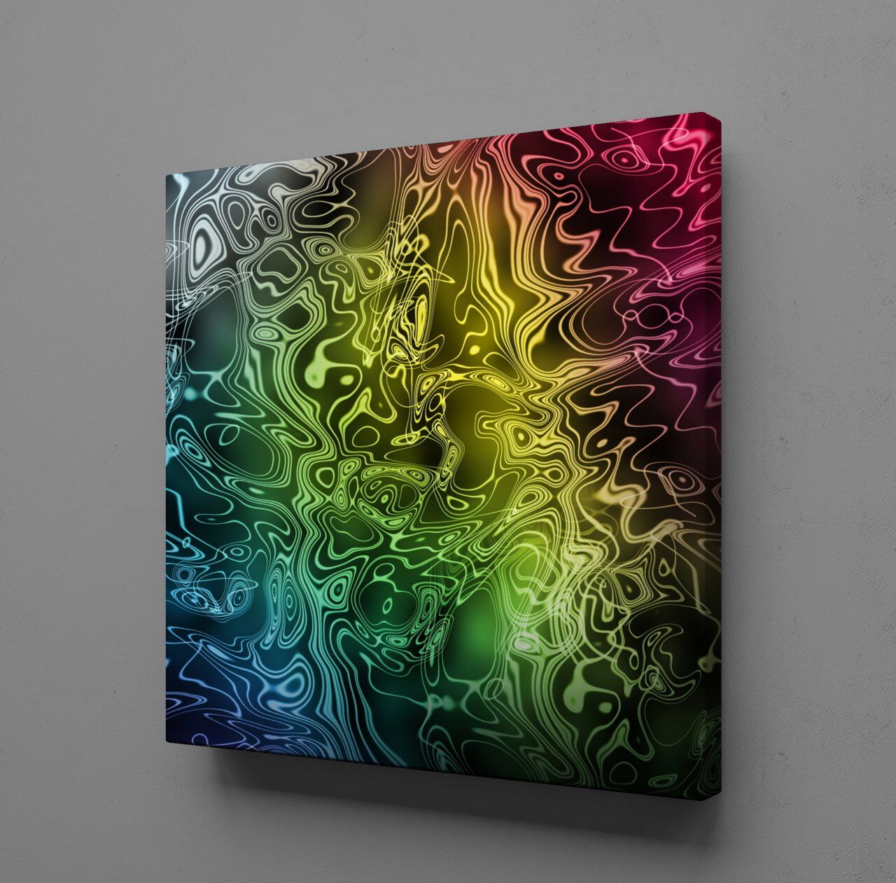 RENKLERİN GEÇİŞİ KANVAS TABLO