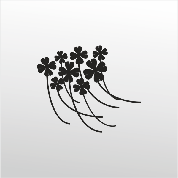 Folyo Sticker Çiçekler