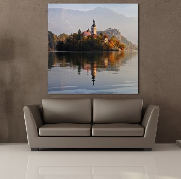 DENİZ VE AĞAÇLAR KANVAS TABLO