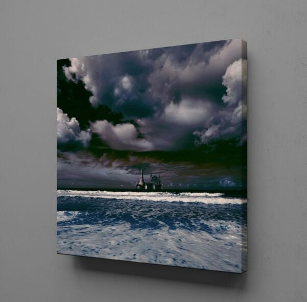 DENİZ VE GÖKYÜZÜ KANVAS TABLO