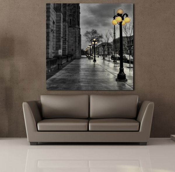 KARANLIK SOKAK KANVAS TABLO