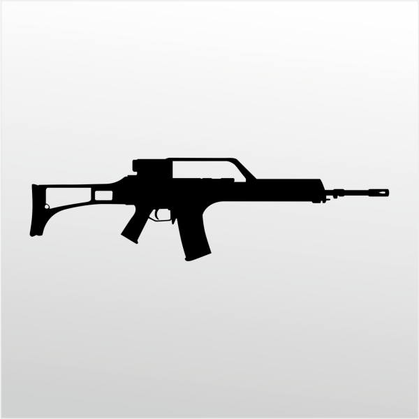 Folyo Sticker RIFLE 7.62 MM